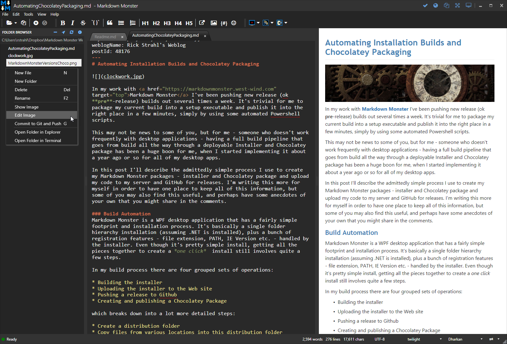 for mac download Markdown Monster 3.0.0.25